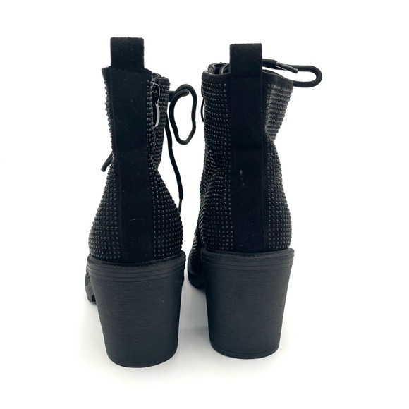 Torrid Women’s Platform Embellished Black Hiker Bootie Size 8.5WW - Picture 9 of 9